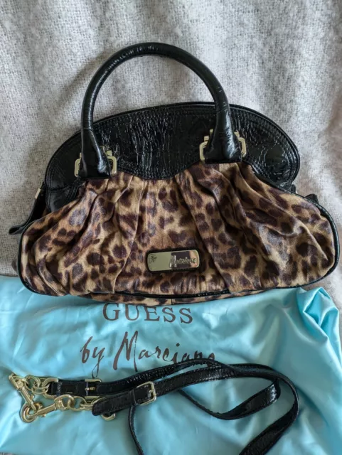 GUESS BY MARCIANO Animal Print Bag with Detachable Shoulder Strap 17.00 PicClick UK