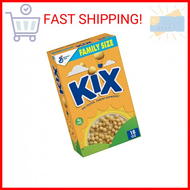 KIX CRISPY CORN Puffs Whole Grain Breakfast Cereal, 18 oz. 9.91 PicClick