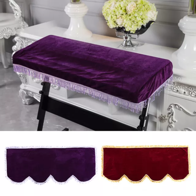Pleuche Anti Dust Decorated Keyboard Cover For 61/88 Key Electronic Piano UK