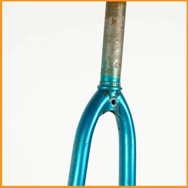 Fourche De Vélo Vintage Acier Gris – Pour Roue 600 Avec Boitier De Direction