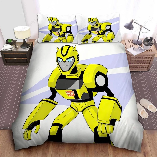 TRANSFORMER AUTOBOT BUMBLEBEE In Cartoon Character Quilt Duvet Cover