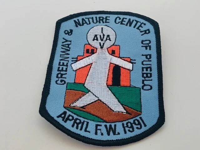 Advertising Patch Logo Emblem Sew vtg patches Pueblo Colorado CO Greenway nature