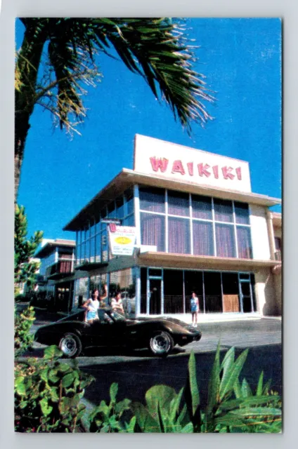 Miami FL-Florida, Fabulous Waikiki Resort Hotel, Advertising, Vintage Postcard