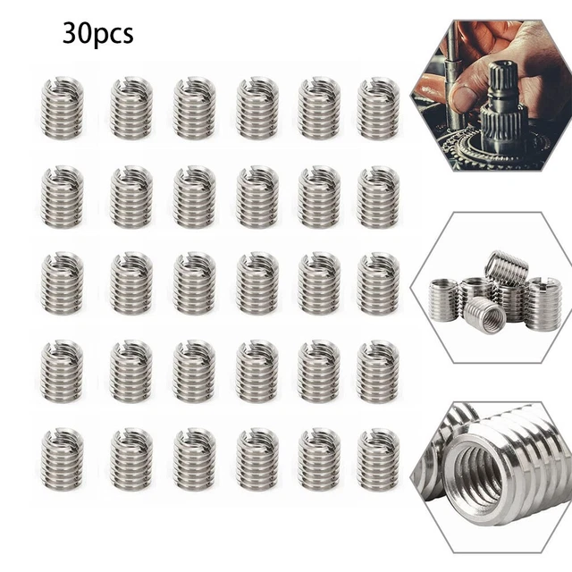 30xSTAINLESS Fil Adaptateurs M8 8MM Mâle À M6 6MM Femelle Threaded-Reducers