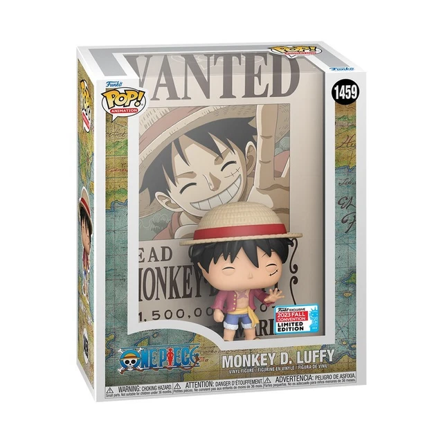 FUNKO POP 1459 One Piece Luffy wanted Poster 2023 Fall Convention. EUR
