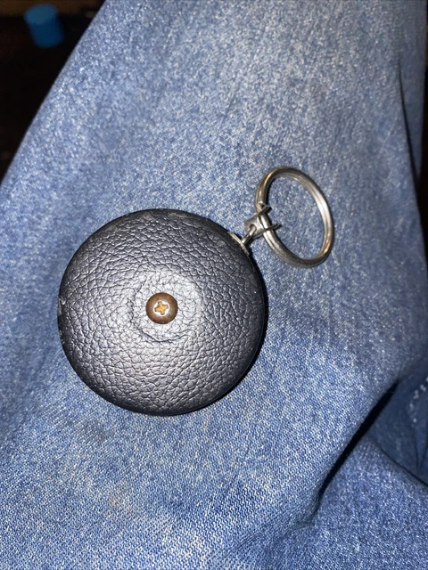 Vintage West Coast Key Bak Retractable Key Ring Holder Stainless Steel Chain