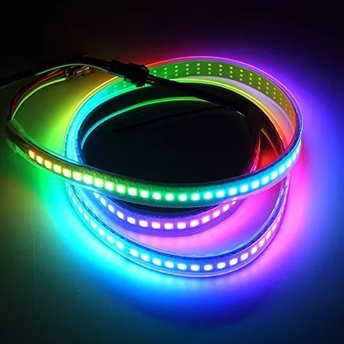 WS2812B 5050 RGB LED Strip 30/60/144 LEDs/M ws2812 IC Individual Addressable 5V