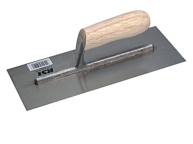 R.S.T. de Plâtrier Arrivée Truelle Grade B Banane Poignée en Bois 11 X 4.1.3cm R