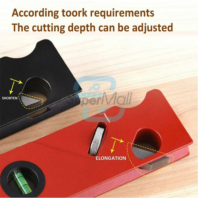 Manual Chamfer Plane Woodworking Edge Corner Trimming Block Planer DIY Wood Tool