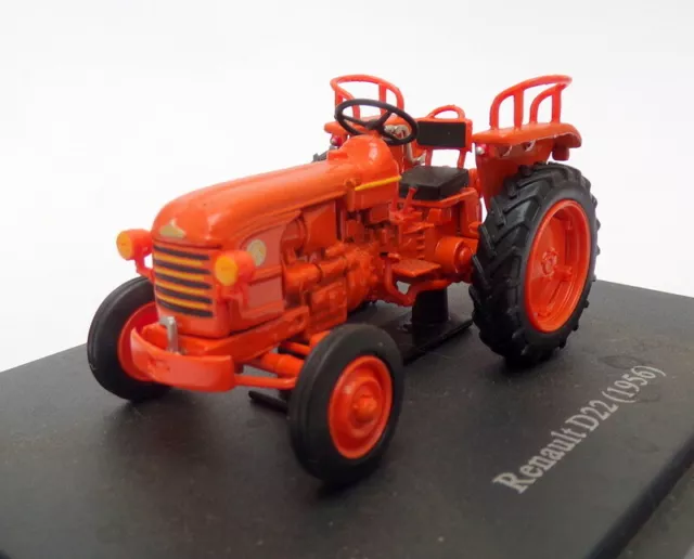 Hachette 1/43 Scale Model Tractor HT037 - 1956 Renault D22 - Orange
