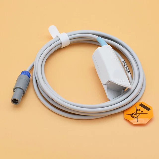 for Mindray/BIOCARE/Creative Monitor 3m 6pin Adult Finger Clip Spo2 Sensor Cable