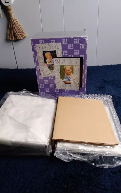 BEALLS PALAIS ROYAL STAGE Baby Silver Plated 4”X6” Photo Album & Frame Set NEW