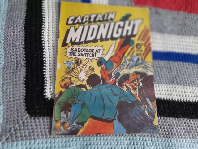 Captain Midnight No 9 1963 Sabotage at The Switch L Miller & Son Box 68