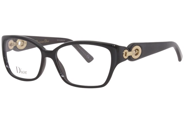 Christian Dior CD3267 2ZY Eyeglasses Frame Women's Black/Brown Full Rim 54mm
