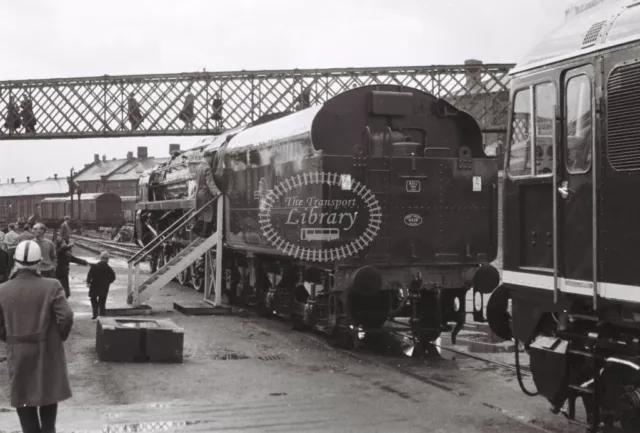 PHOTO  British Railways Steam locomotive 71000 Duke of Gloucester at Derby Works