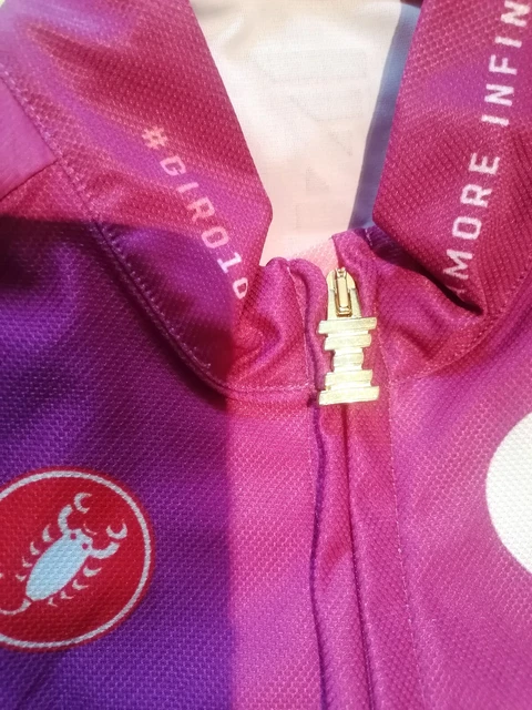 Castelli Radtrikot Giro D`Italia Maglia Rosa Sondertrikot RARITÄT Gr. XS S lila 3