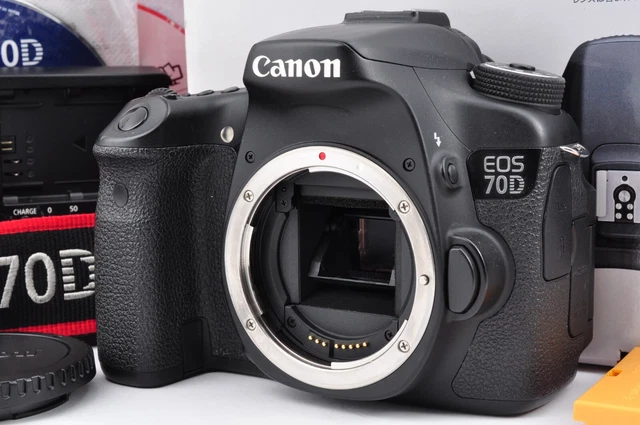 Mint in Box Canon EOS 70D 20.2MP Digital SLR Camera Body from JAPAN #EA06