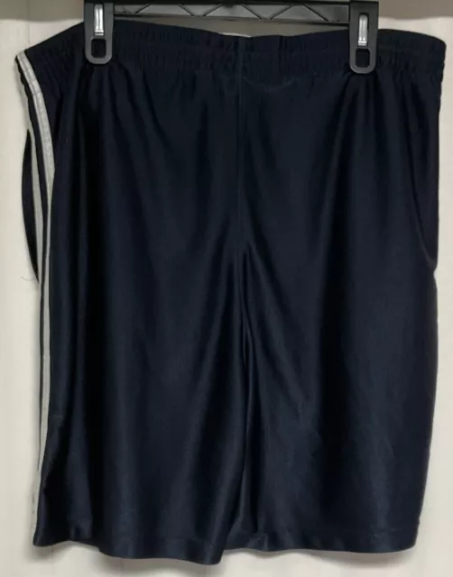 Adidas Mens Medium Basketball Mesh Shorts Navy Blue.   0784