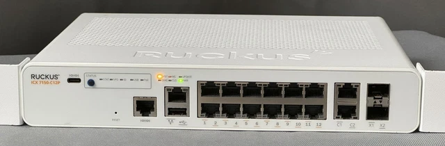 Ruckus ICX 7150-C12P 12-Ports Managed Compact PoE Switch
