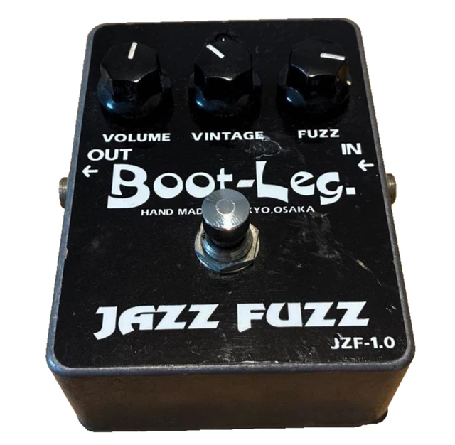 BOOT-LEG JZF-1.0 JAZZ Fuzz Guitar Bass Effect Pedal Used