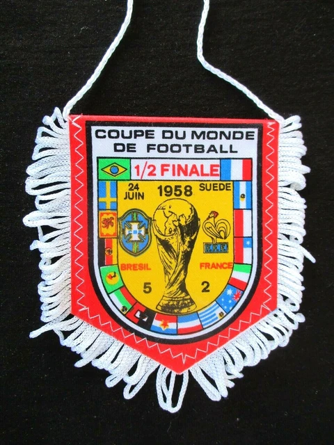 Fanion Coupe Du Monde France 98 - Nice - Vintage Football Collector