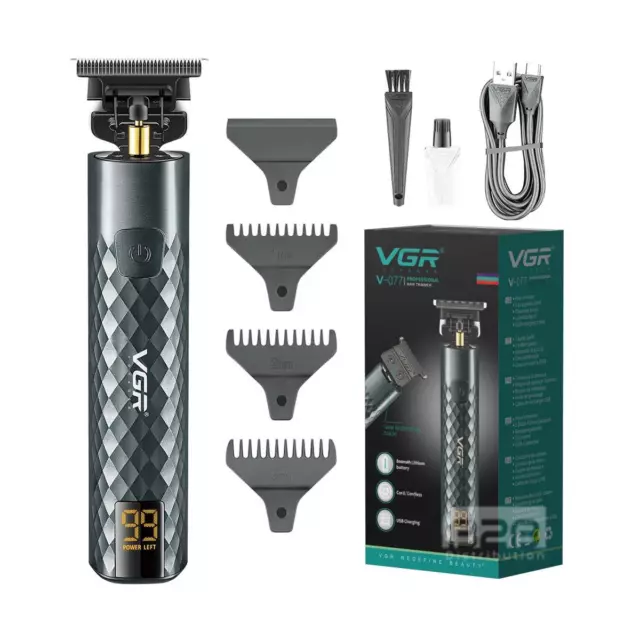 Tondeuse Barbe & cheveux professionnelle avec écran LCD (V-077) VGR