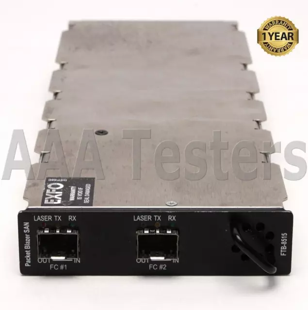 EXFO FTB-8515 Packet Blazer SAN 2 Port WDM Test Module FTB-8515-2 4 FTB-400 FTB