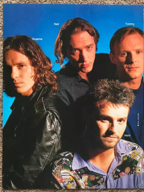 WET WET WET - 1989 full page UK magazine poster