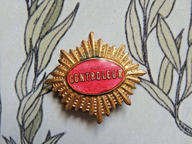 Broche Vintage Aztèque/Maya Métal Doré - 31,2 G, Occasion Rare, Bijou Ancien