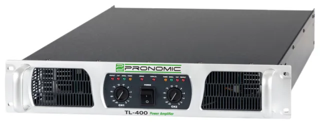 Klasse Pronomic Stereo-Endstufe mit 2x 1000 W zum Einsatz in Beschallungsanlagen