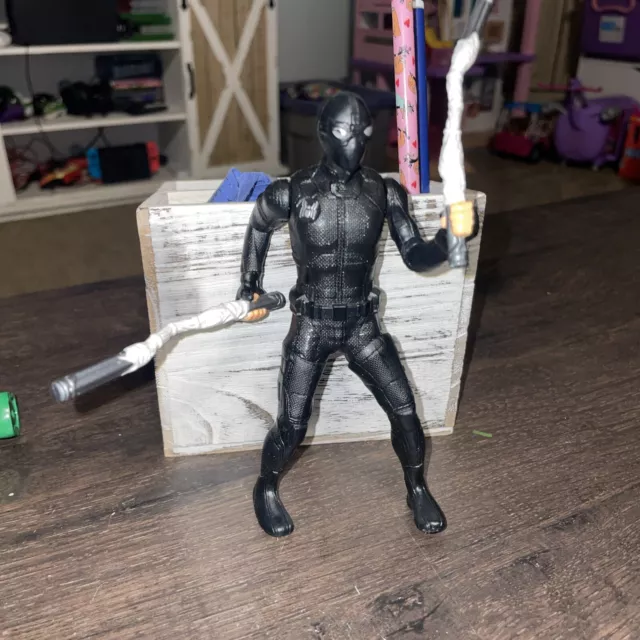 Marvel Far From Home Black Stealth Suit SPIDER-MAN 5' Figure 2019