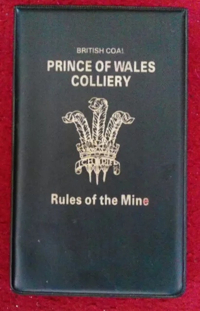 NCB - BRITISH COAL, Coal Mining  PRINCE OF WALES COLLIERY PONTEFRACT BOOKLET.