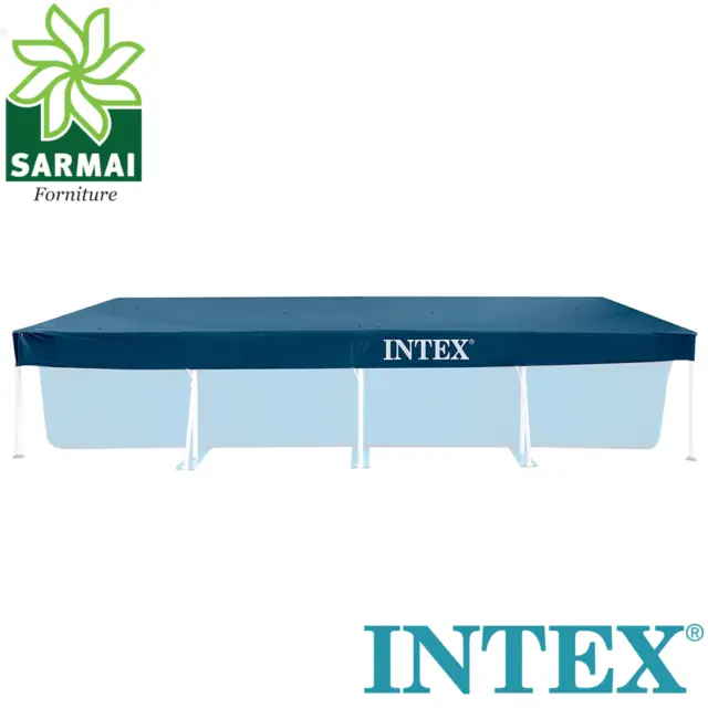 INTEX 28039 Telo Copertura Copri Piscina frame Rettangolare 450 x 220 cm