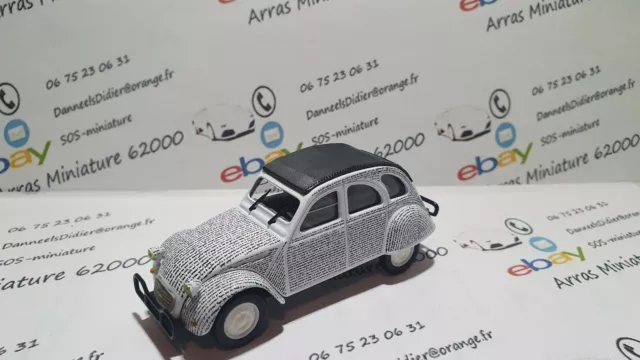 Citroën 2cv - Norev  1:43 eme   emballage d'origine (  neuf  )