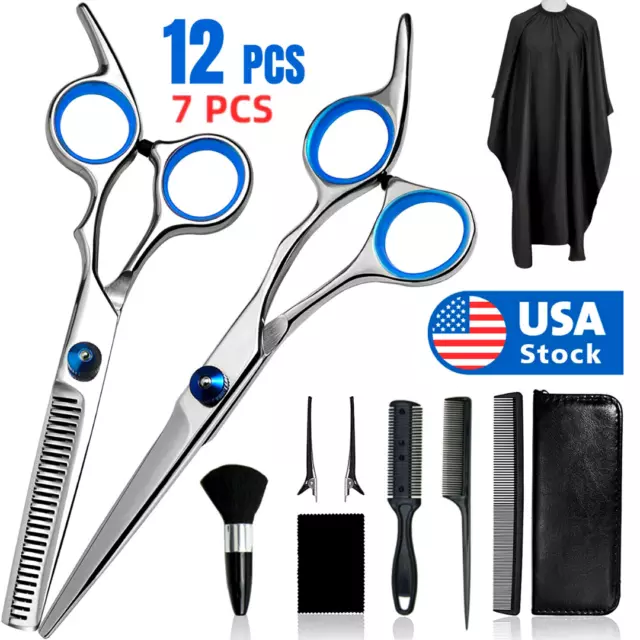 Professional Hair Cutting Thinning Scissors Barber Shears Hairdressing Salon Set