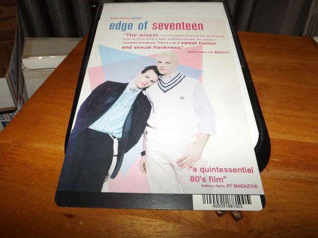 EDGE OF SEVENTEEN DISPLAY BACKER CARD (not a dvd) 5.5" X 8" NO MOVIE
