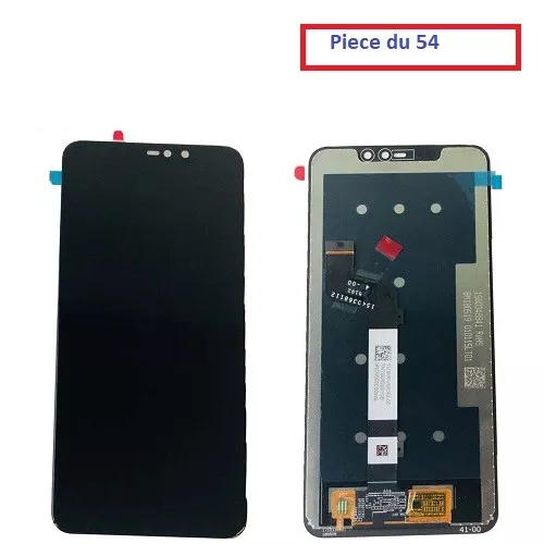 Ecran Lcd Complet + Vitre Tactile Pour Xiaomi Redmi Note 6 Pro Noir (#A40#)