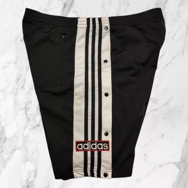 Adidas Adibreak Vintage Pantaloncini Bottoni Uomo Pantaloni Corti Tuta Taglia L