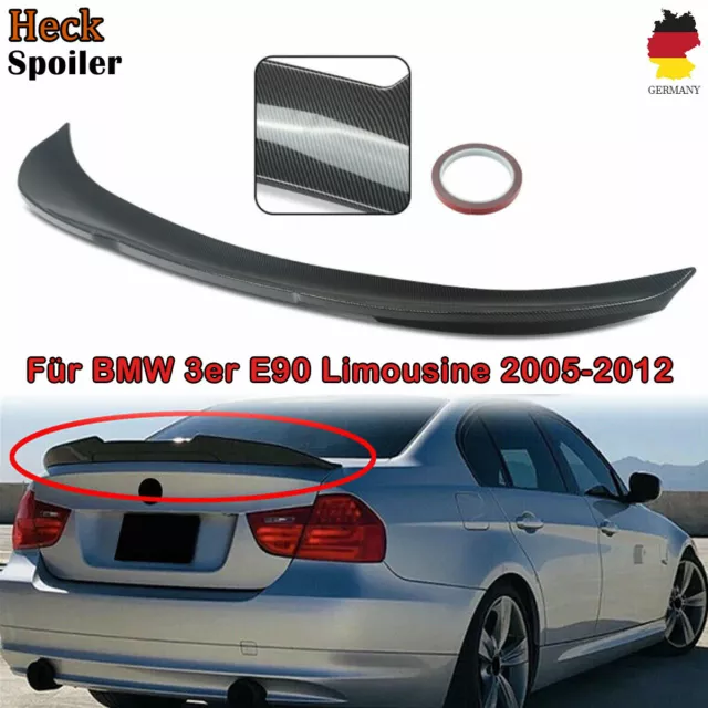 PSM Style Heckspoiler für BMW E90 Limousine 3er 05-13 Spoiler Carbon Fiber Look