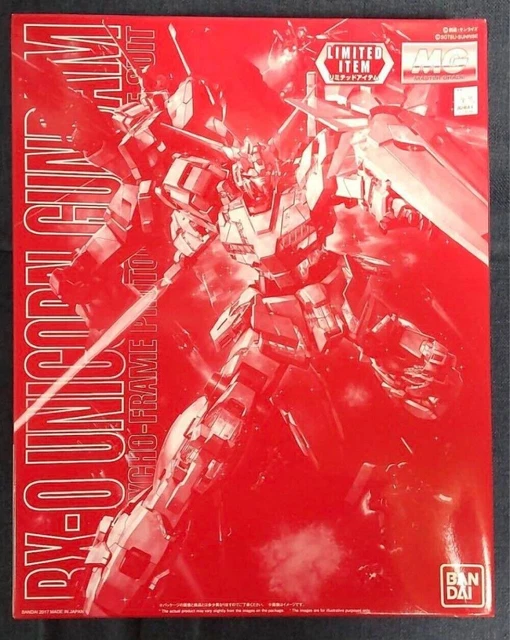 BANDAI MG 1/100 Unicorn Gundam Screen Image – Maquette Robot Mobile, Modèle Détaillé, Collection, Déconseillé -3 Ans