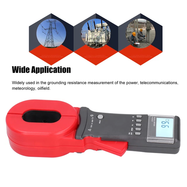 ETCR2000 0.-1200 Clamp Testing Ground Resistance And Looping