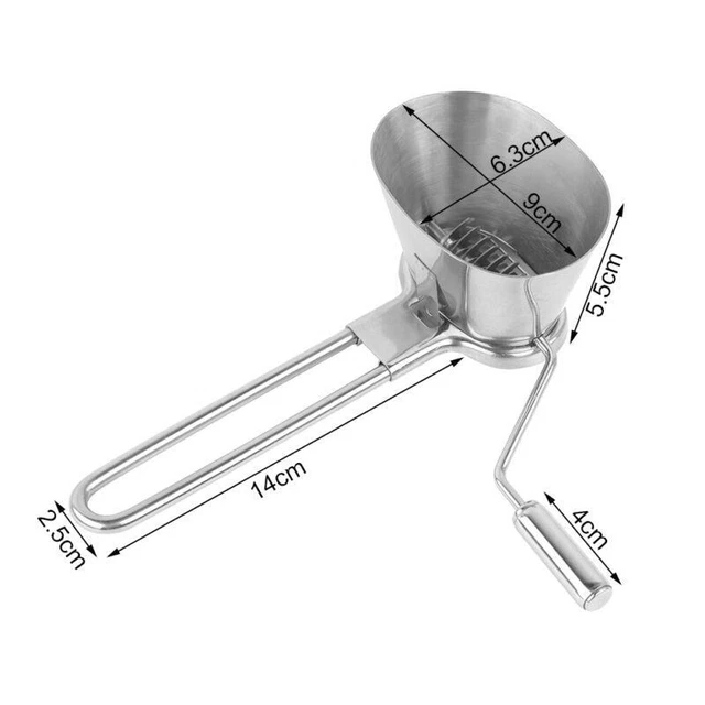 STAINLESS STEEL CORIANDER Grinder Herb Spice Chopper Handheld Food