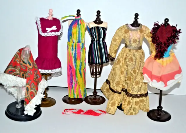 1970s, 1980s Barbie & Sindy Doll Clothes, VGC, Mod Era, Vintage