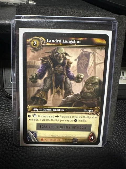 World of Warcraft - Landro Longshot - Unscratched Loot card