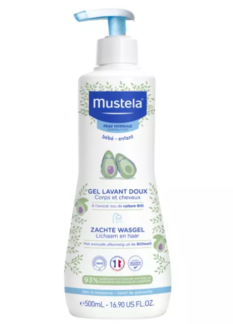 Mustela Sanftes Reinigungsgel mit Avocado 500ml