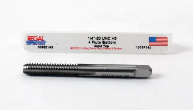 1/4 X 20  Hsg H3 4 Flute Bottom Tap -Regal  (A-2-7-6-8)