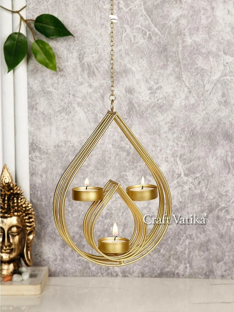 Tealight Candle Holders Wall Hanging for Home Decoration Metal Candle Holder