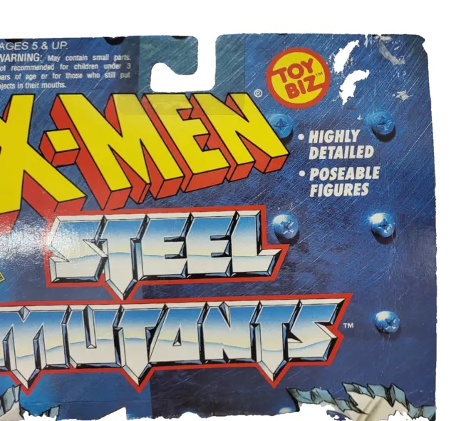 Marvel X-Men Steel Mutants Die Cast Metal Toy Biz Figure 1994 Set of 8 ( NOS ) 3