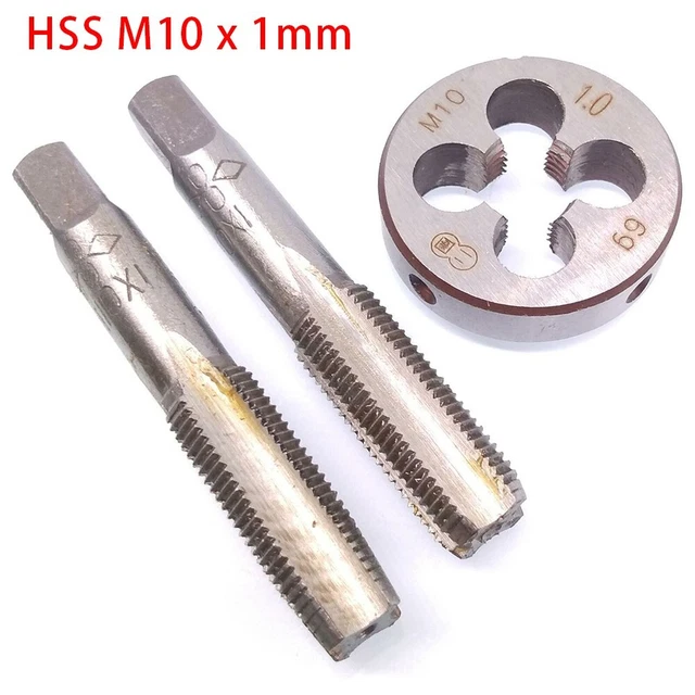 HSS Right Hand Tap And Die Set Metric Thread Metalworking Tool Kit  With A Die