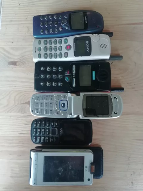 Lot Téléphone Portable Vintage Nokia Sony Siemens Wiko Gprs Lg